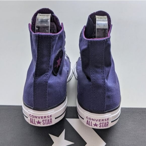 Converse Chuck Taylor All Star Hi New Orchid Violet Purple White Women's 5.5 - Picture 4 of 6